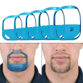 Miniatyrbild 4 av 5: 5 ST. Rakmall Shaper Män Goatee Style Design Skägg Must Transparent