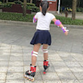 Miniatyrbilde 3 av 5: Set - Inline-kneepads for kids - [HK] Red