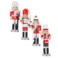 Pikkukuva 1 / 5: 1. Juldocka 12CM Nötknäppare Puppet Soldier Xmas Tree Pen 1st/Slumpmässig färg