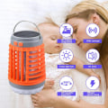 Pikkukuva 4 / 11: 1. aurinkoinen hyttys USB-valo vedenpitävä hyönteinen kärpäsen valoansa taskulamppu orange 1pcs