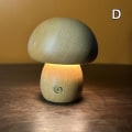 Miniatyrbillede 1 af 5: Svampe lampe til soveværelse Lysebrun D