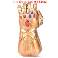 Miniatyrbillede 1 af 5: Avengers Thanos Infinity Gauntlet LED Handsker Lys Op Cosplay F Bronze S-Børn