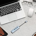Miniatyrbild 2 av 5: USB Ethernet-adapter med USB 3.0 Hub 3-ports USB Hub, USB-delare för höghastighetsdataöverföring för bärbar dator, mobil hårddisk