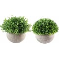 Miniatyrbillede 1 af 4: 2 stk Mini kunstige planter fire lag græs og melaleuca urter