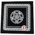 Miniatyrbillede 7 af 8: Tarotkort Bordsdug Flanell Spådomsaltare Schackspel Fortu C one size C one size
