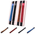 Pikkukuva 3 / 5: Skyddsfodral i konstläder för blyertsgenerering Case för pennlock cap Tablett Touch Pen Stylus - påse Red