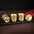 Miniatyrbilde 3 av 5: Tekopp Temugg Husholdningsartikler i Messing Kina Antik Bar Drikkeartikler Anc A