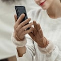 Miniatyrbilde 4 av 6: Kvinner Vinter Plysj Tykk Touch Driving Mocka Lær Mitten Ve C OneSize C OneSize