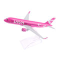 Miniatyrbild 7 av 8: 1:400 Metallflygplansmodell Viva Air Aircraft Modell Diecast Ai Röd one size Red one size