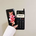 Miniatyrbillede 4 af 5: Game Boy-etui kompatibelt med Samsung Galaxy Z Flip 4, luksuriøst 3D-tastatur, hårdt cover sort til Galaxy Z Flip 4 Black For Galaxy Z Flip 4