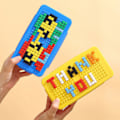 Miniatyrbillede 4 af 8: Kreative byggeklodser DIY Pixel Building Bento Box Madkasse C one size C one size
