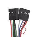 Miniatyrbillede 6 af 7: USB Lydport Mikrofon Hovedtelefonkabel 2 USB PC Kabinet 6,8 cm Frontpanel USB Audio Jack Porte Mikrofonkabel