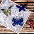 Pikkukuva 4 / 5: Örhängen Halsband Hänge Form Butterfly Crystal