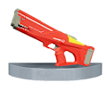 Miniatyrbillede 4 af 8: Elektrisk vandpistol med stor kapacitet og lang rækkevidde - Rød red one size