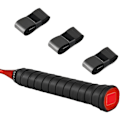 Miniatyrbilde 1 av 5: Sklisikkert selvklebende erstatningsbånd for racketgrep - 1 stykke, svart