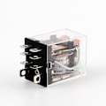 Pikkukuva 6 / 8: 1 kpl mikroelektromagneettinen rele valolla 8-nastainen JQX-13F AC220 läpinäkyvä DC24V Transparent DC24V