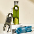Miniatyrbild 5 av 5: Plastkoppsborste Multifunktionell 3-i-1 U-formad muggborste Wa Blue