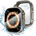 Miniatyrbilde 1 av 5: Vanntett skjermbeskytter for Apple Watch Ultra i titan, kun for 49 mm