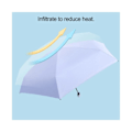 Miniatyrbillede 4 af 4: Foldbar paraply Foldbar kapselform Vandafvisende solbeskyttelse Udendørs paraply