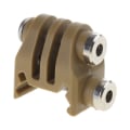 Miniatyrbild 1 av 11: Uppgraderad Actionkamera-skena Fäste Snabbadapter för Picatinny Airsoft Gevär Fäste Adapter för Utomhusutrustning Hållbar Lera Färg