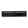 Miniatyrbild 3 av 11: Patchpanel CAT6 10 portar 10G stöd 1U Nätverkspatchpanel UTP 19 tum Väggmontering eller rackmontering Punch Down Block för CAT6 Vit
