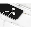 Miniatyrbillede 5 af 5: 3,5 mm Jack Sovhörlurar Mjukt silikontrådt headset med mikrofon Örondjup