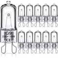 Miniatyrbilde 1 av 6: G9 halogenlamper 28W,230V, 10-pakning 28W 28W