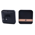 Miniatyrbild 1 av 5: Trådlös WiFi Videodörrklocka Smart Dörr Intercom Säkerhet 720P Svart EU Black EU