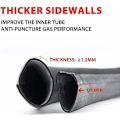 Miniatyrbilde 4 av 5: Stykker 4.10/3.50-4 Slange med Ventil for Trillebår Gressklipper Barnevogn Generator Hagevogn..