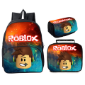 Pikkukuva 1 / 4: Roblox 3 osainen Roblox 16\" pyöreä laukku tyyli 20