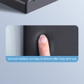Miniatyrbild 6 av 8: Hagibis tangentbord handledsstöd dyna ergonomisk mjukt memory foam stöd svart OneSize Black OneSize