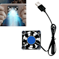 Pikkukuva 1 / 5: Musta USB-jäähdytysalusta Ohjain Tabletti Kannettava Tuuletinpidike Puhelimen jäähdytin Nopea Jäähdytin Laite Yleinen 5V