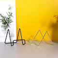 Miniatyrbillede 4 af 5: Sort Guld Holder Desktop Display Stativ Förvaringshylla Sort L