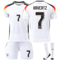Miniatyrbild 1 av 2: Tyskland Hemma EM 2024 Jersey Fotbollströja Barn Herr Kit Nr.7 HAVERTZ With socks XS