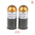 Miniatyrbillede 1 af 5: M433 HEDP 40 mm patron Dummy granat model Mini case sort 2 stk black 2 pcs