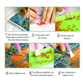 Miniatyrbilde 3 av 5: 30 x 40 cm, fyr ved havet Diamond painting Broderi Diamon
