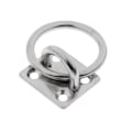 Miniatyrbilde 3 av 5: 1 stk rustfritt stål dynamisk øyeplate U-kroker Snap-krok stål Marin maskinvare Festematerial kroksløyfe med rund ring for oppheng M5