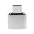 Miniatyrbild 1 av 5: Metall USB C 3.1 Typ C hane till USB 2.0 hona OTG Data Sync Converter Adapter för S9 S8 Note 9/8 för Huawei Mate 20 Silver