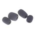 Miniatyrbillede 4 af 8: Ny 10 stk mikrofon headset grill vindskærm skum sort mikrofon - 35*25*10mm 35*25*10mm