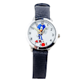 Miniatyrbilde 1 av 2: Sonic The Hedgehog Klokke Barn Gutter Jenter Søt Quartz Klokke svart black