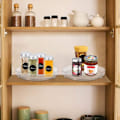 Pikkukuva 2 / 5: Roterbart kryddställ 3-vånings Lazy Susan Skivbord 360° roterande organizer med halkskyddande gummikuddar för kök/ organizer