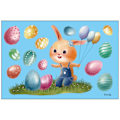 Pikkukuva 3 / 11: Pääsiäis-tarrat Cartoon Rabbit Egg PVC Staattinen sähkötarra Seinäkoriste null - 4