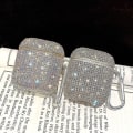 Miniatyrbilde 3 av 4: 2023 Ny Luksus 3D Søt Bling Diamanter Trådløs Bluetooth Hodetelefon Tilbehør Hardt Etui for Air_sPods 2 1 Beskyttende Ladeveske null ingen