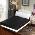Pikkukuva 1 / 4: Satin Silk Fitted Lakan Deep Pocket Bed Flat Lakan Set Sängkläder 3