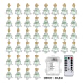 Miniatyrbillede 2 af 4: Streng S Led 8 blinkende tilstande Xmas Or