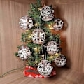 Miniatyrbillede 2 af 5: 3D Dobbelt Spiral Snefnug A one size A one size