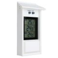 Miniatyrbild 2 av 5: Digital Termometer Display Max Min Växthus Trädgård Utomhus Inomhus Väggrum Vit