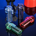 Miniatyrbillede 3 af 5: Multifunktionelt transparent vandtæt etui Vandafvisende lighter Rød