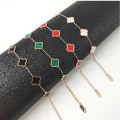Miniatyrbild 2 av 5: Modesmycken Titanstål Armband Fyrklöver A7
