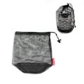 Miniatyrbilde 4 av 5: Svart mesh nylon Slitstark mesh med dragsko Liten T